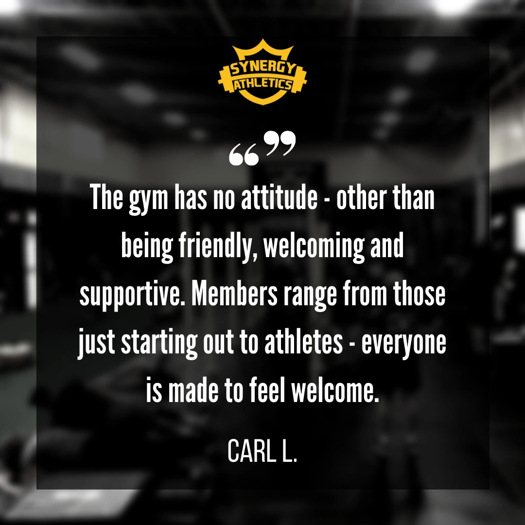 The gym has no attitude - other than being friendly, welcoming and supportive. Members range from those just starting out to athletes - everyone is made to feel welcome. — Carl L.